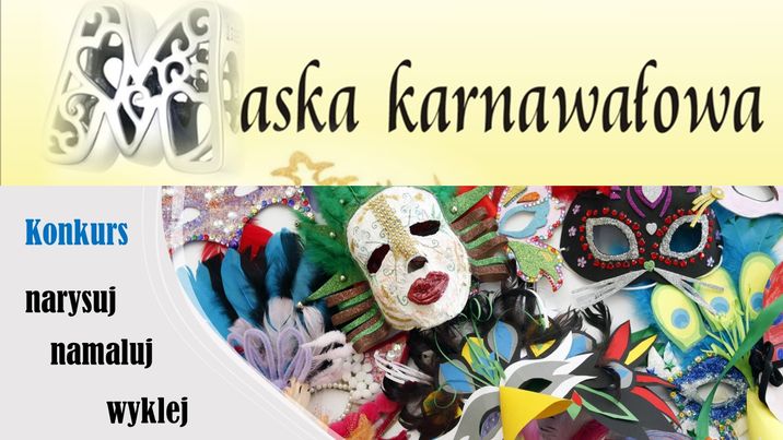 ogłoszenie maska karnawałowa